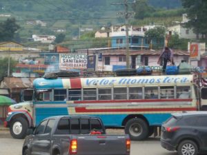 Chicken Bus in Guatemala