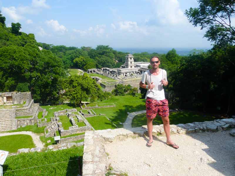 Traumhafter Ausblick auf die Mayastätte