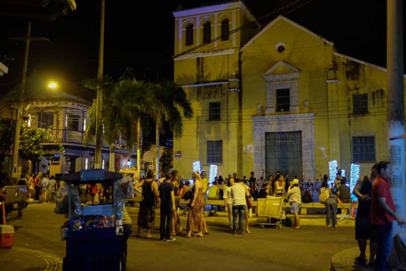 Cartagena bei Nacht