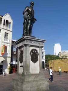 Statue Pedro de Heredia Cartagena