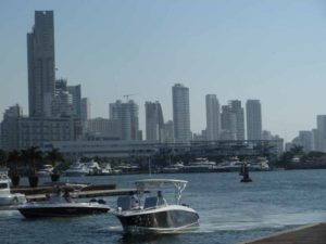 Cartagena Hafen vor der Altstadt reiseblog kolumbien