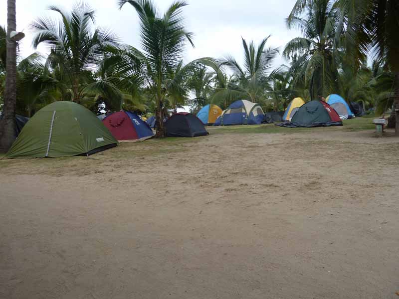 Campingplatz Bukaru Tayrona Nationalpark Kolumbien