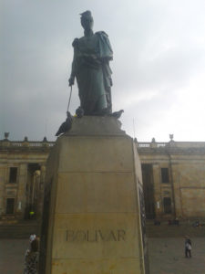 Simon Bolivar Statue Bogotá