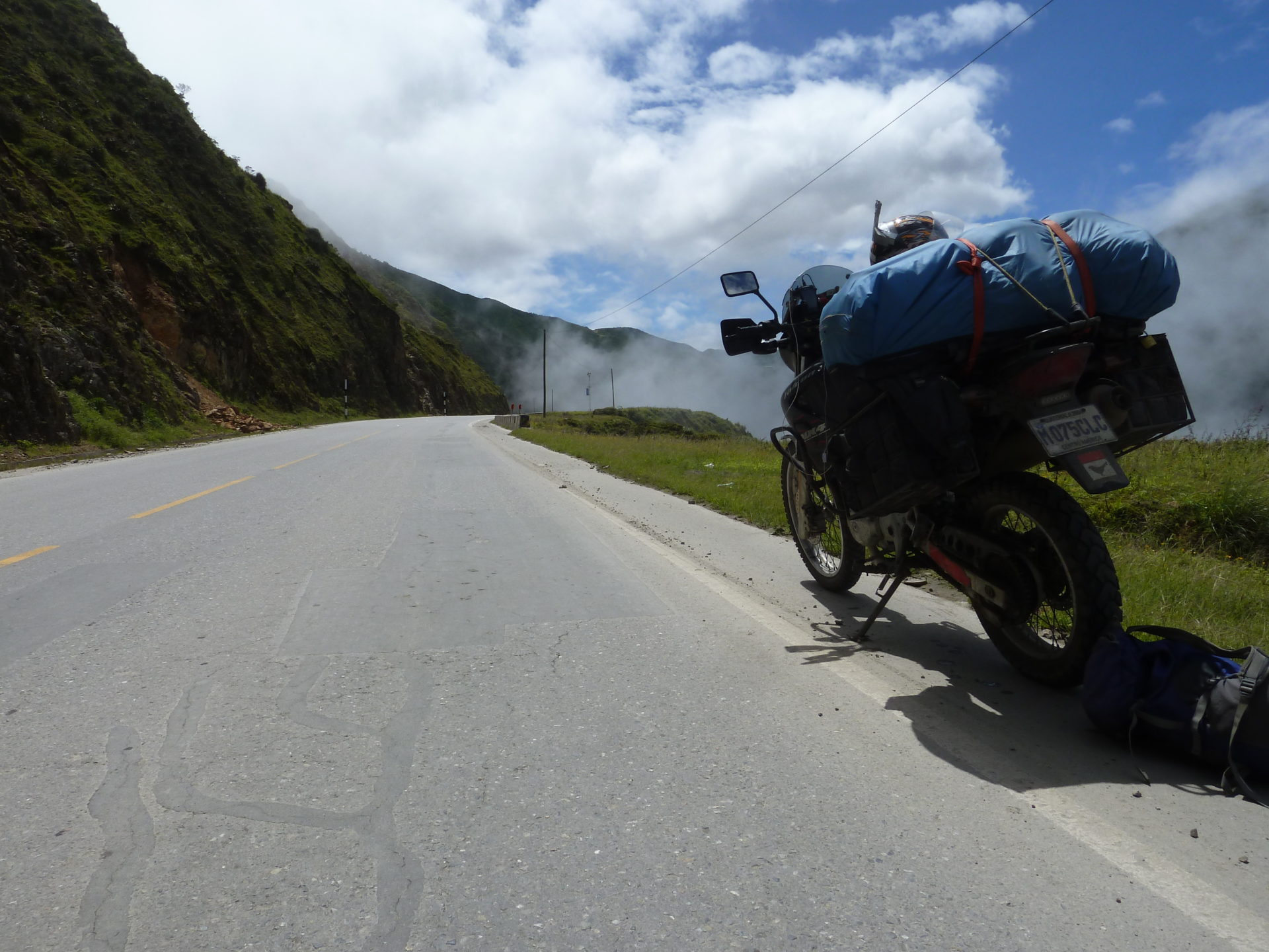 Motorradfahren Peru Anden