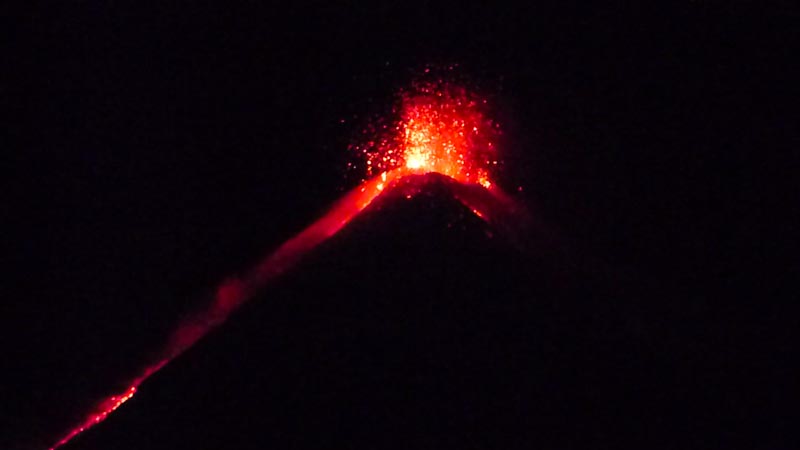 Vulkan Fuego in Guatemala