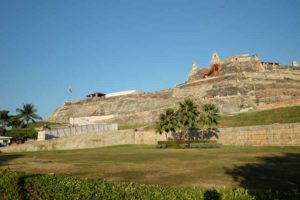Mächtige Festung vor den Toren Cartagenas: das Castillo San Felipe de Barajas