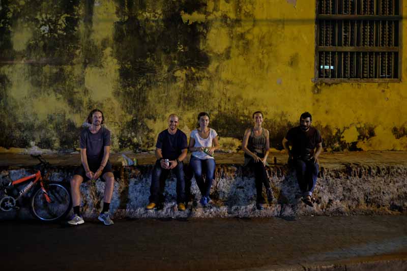 Entspanntes Leben in Cartagena bei Nacht reiseblog südamerika