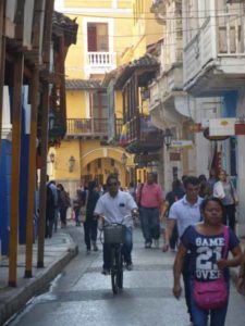 Stadtbummel durch die Altstadt in Cartagena Kolumbien