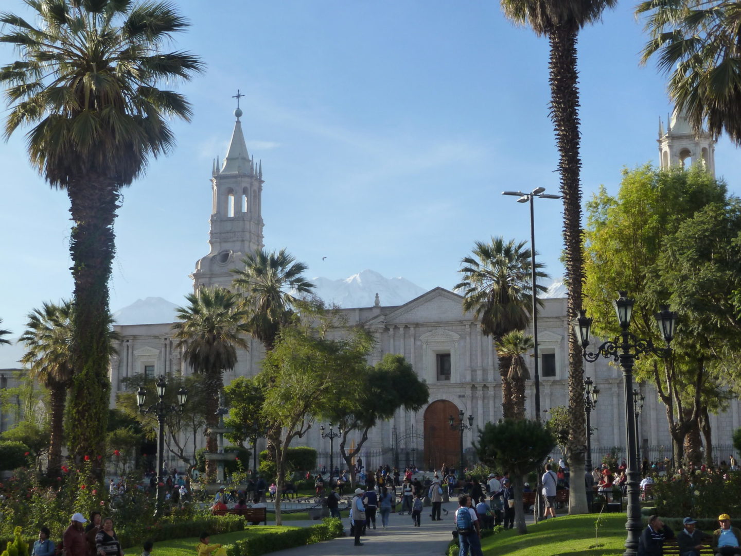 Kathedrale am Plaza de Armas in Arequipa