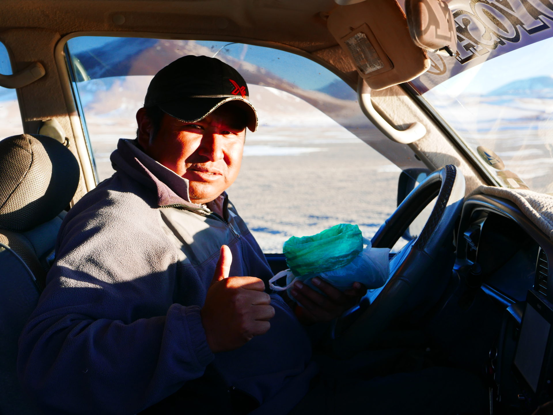 Unser bolivianischer Fahrer Jorge